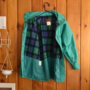 Vintage Eddie Bauer Flannel Lined Parka // L